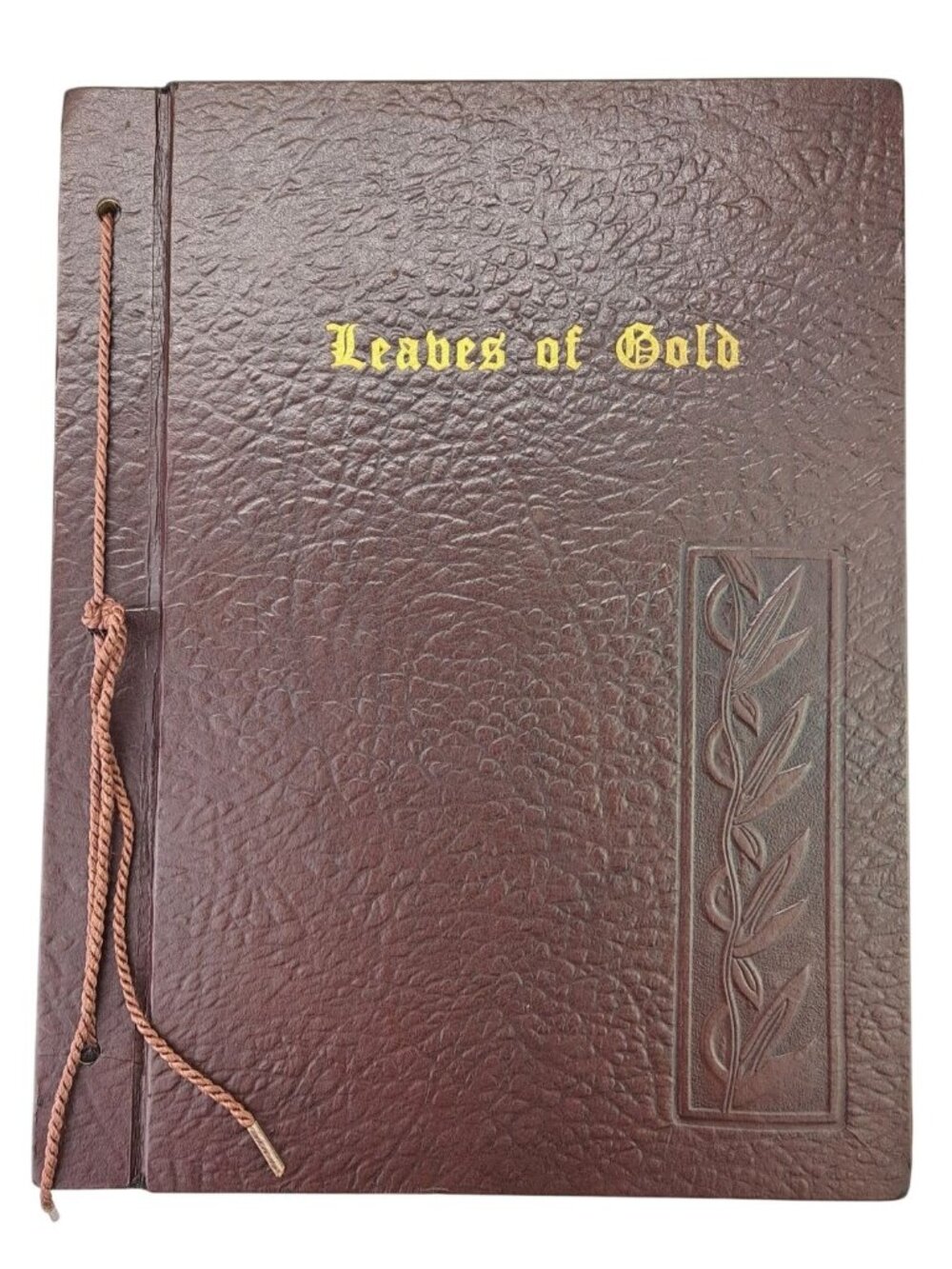 Vintage Leaves Of Gold Anthology Of Prayers Inspirational Verse Lytle Prose Book